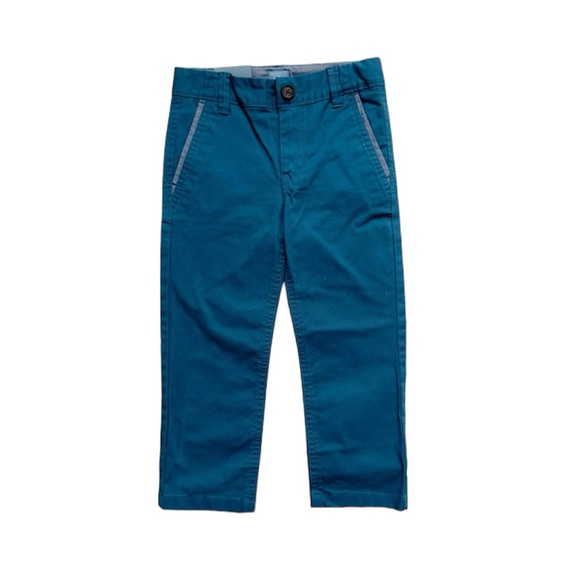 NWT Gap toddler boys turquoise chino pants - Picture 1 of 12
